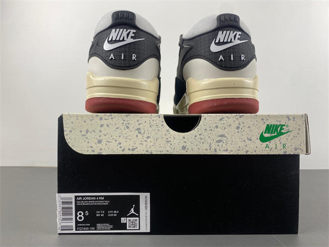 Air Jordan 4 RM “Black/Light Bone” RM FQ7939-100